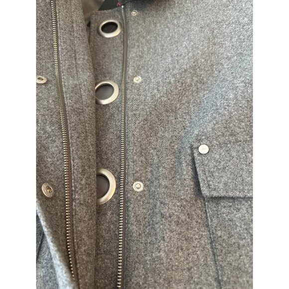 Elena Wang Gray Jacket, S, Women's Classic Style - Picture 11 of 14
